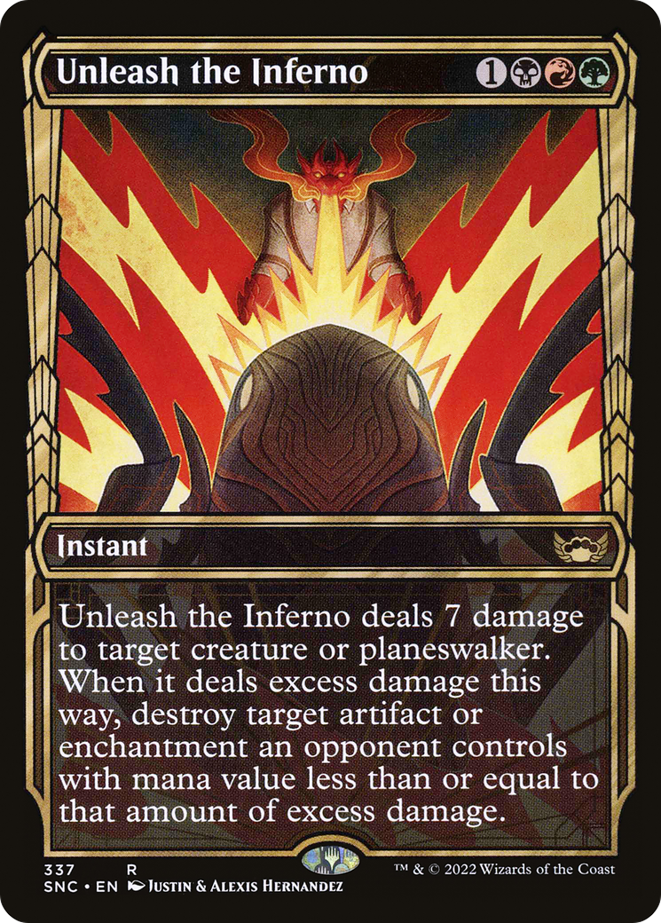 Unleash the Inferno (SNC-337) (Showcase) (Foil)