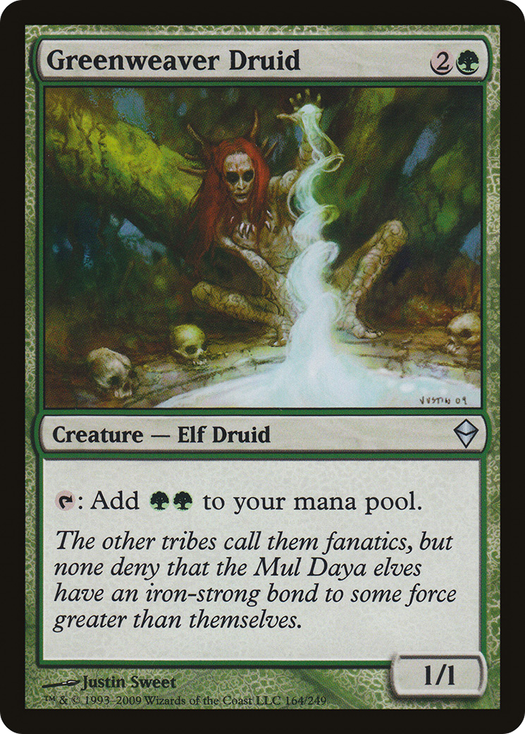 Greenweaver Druid (ZEN-164) (Foil)