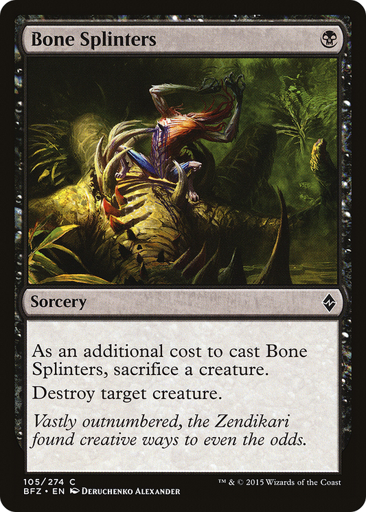Bone Splinters (BFZ-105) (Foil)
