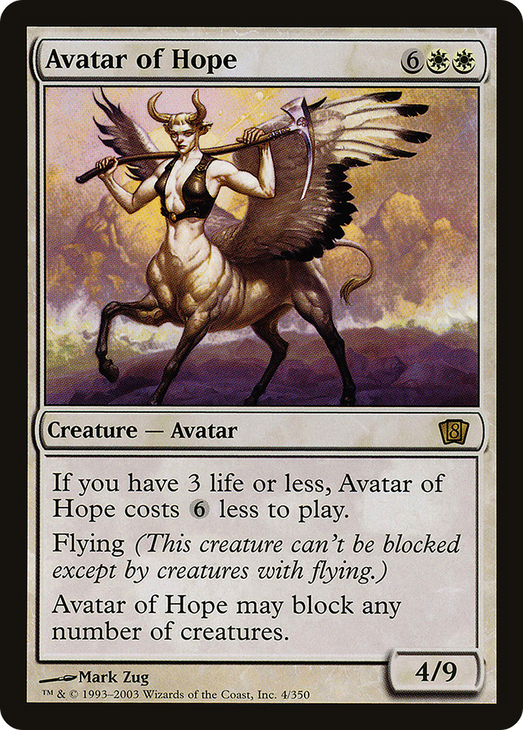 Avatar of Hope (8ED-004) (Foil)