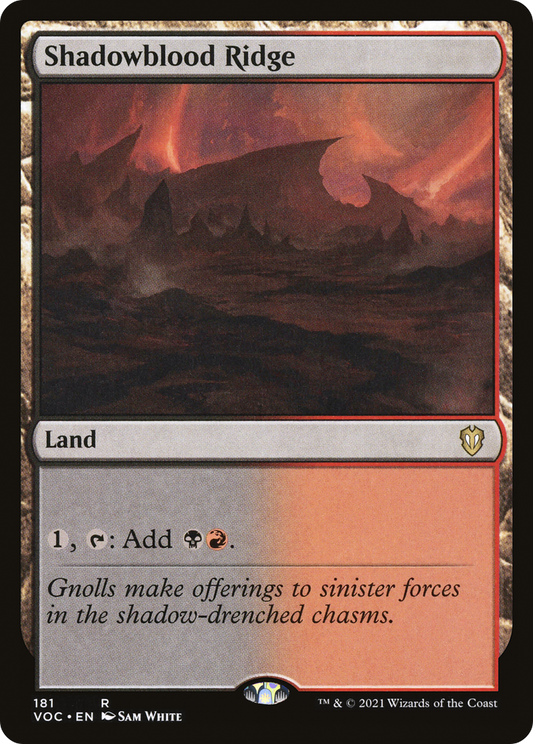 Shadowblood Ridge (VOC-181)