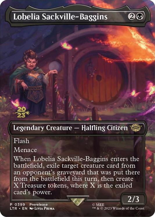 Lobelia Sackville-Baggins (PRE-399S) (Borderless) (Foil)