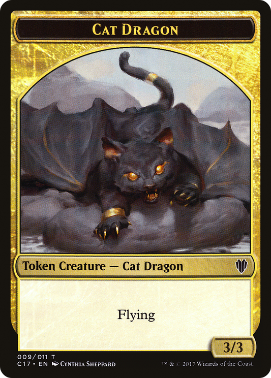 Cat Dragon Token (C17-009)