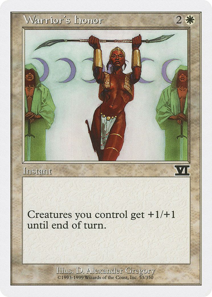 Warrior's Honor (6ED-053)