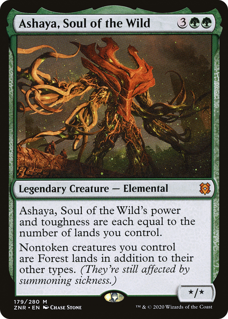 Ashaya, Soul of the Wild (ZNR-179) (Foil)
