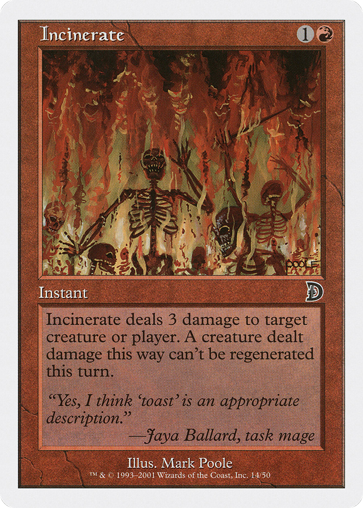 Incinerate (DKM-014)
