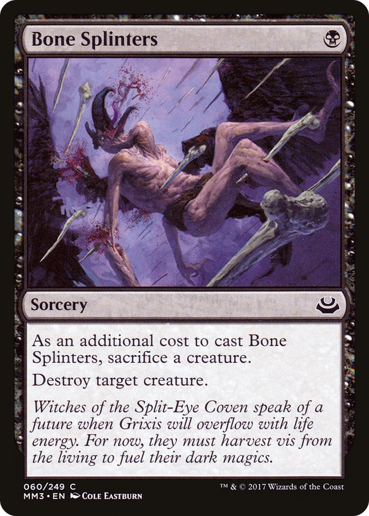 Bone Splinters (MM3-060) (Foil)