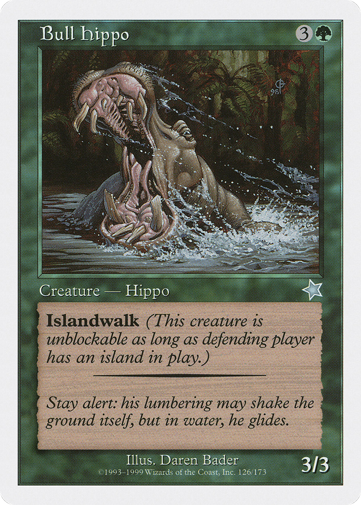 Bull Hippo (S99-126)