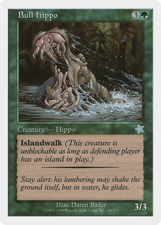 Bull Hippo (S99-126)