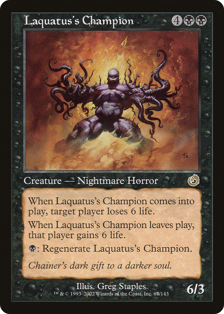 Laquatus's Champion (TOR-067) (Foil)