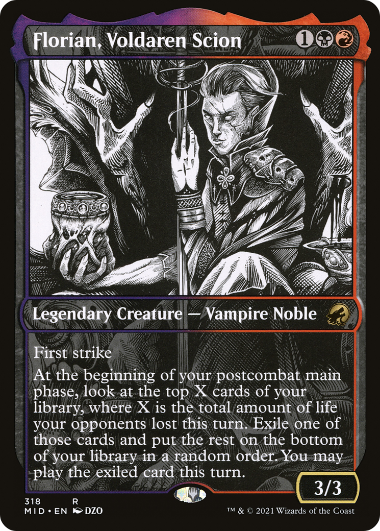 Florian, Voldaren Scion (MID-318) (Showcase) (Foil)