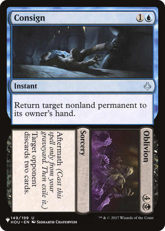 Consign // Oblivion (LIST-HOU-149)