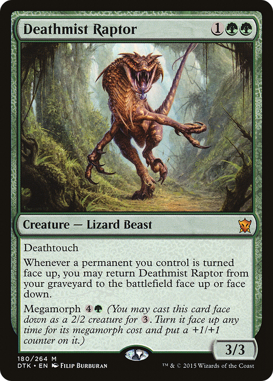 Deathmist Raptor (DTK-180) (Foil)