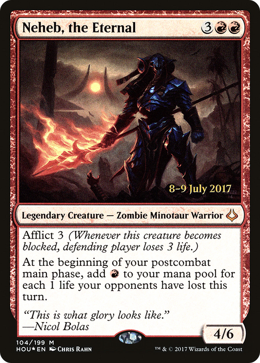 Neheb, the Eternal (PRE-104S) (Foil)
