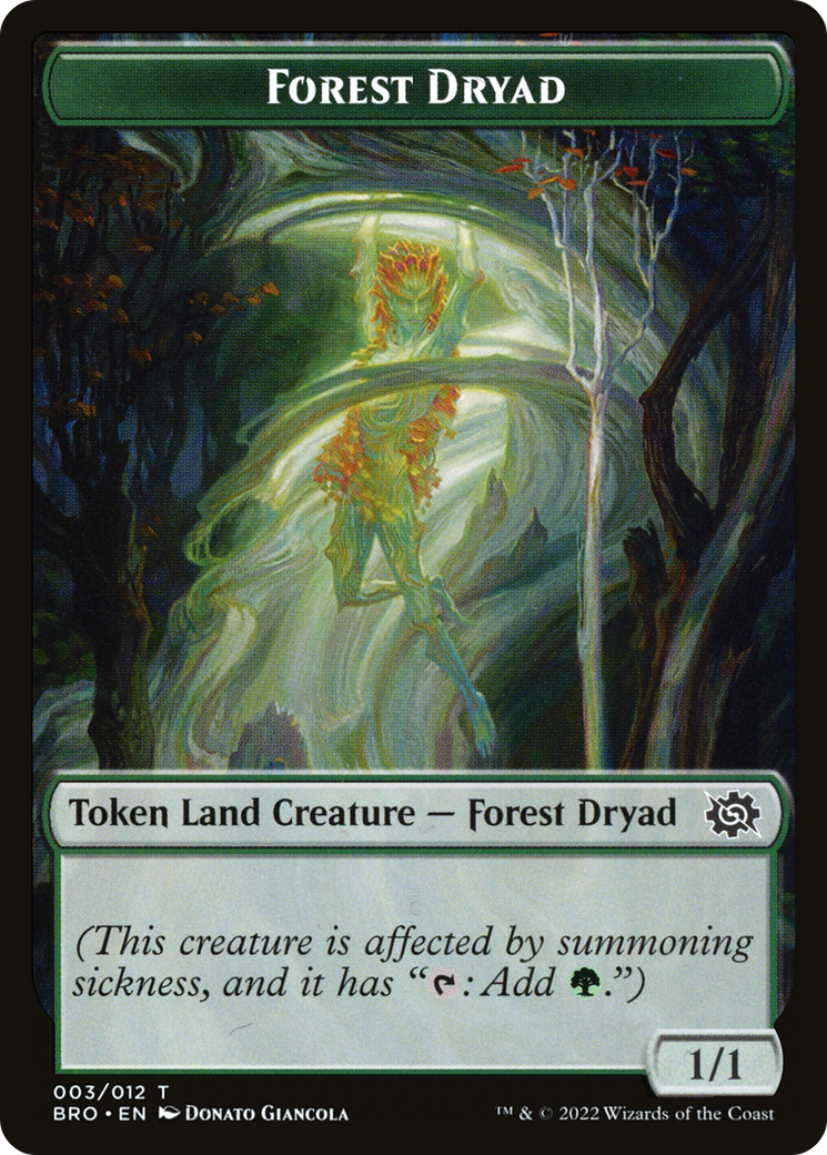 Forest Dryad Token (TBRO-003)