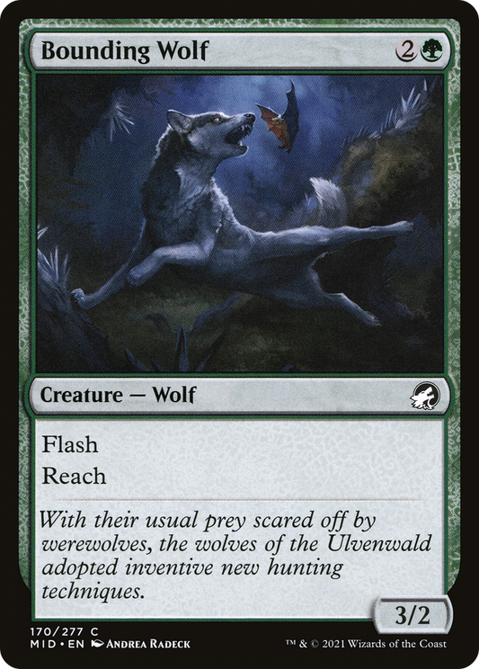 Bounding Wolf (MID-170)