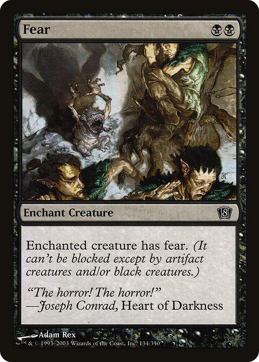 Fear (8ED-134★) (Foil)