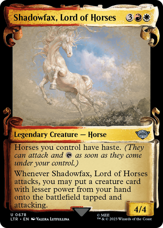 Shadowfax, Lord of Horses (LTR-678) (Showcase) (Scroll) (Foil)