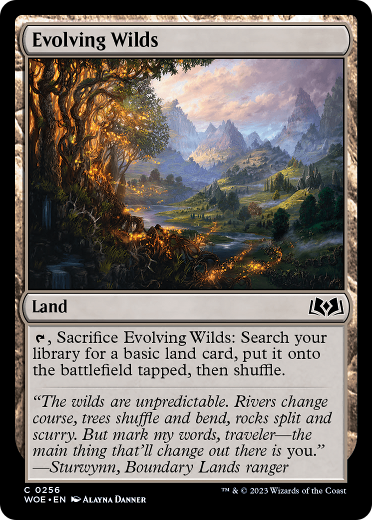 Evolving Wilds (WOE-256) (Foil)