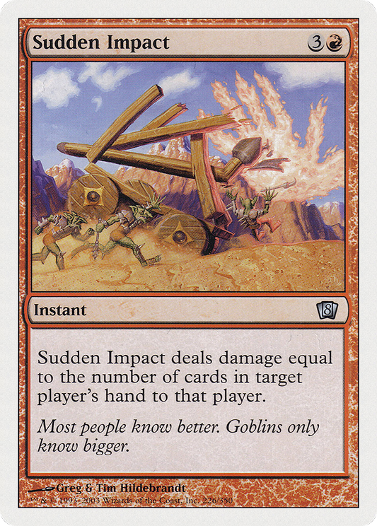 Sudden Impact (8ED-226★) (Foil)