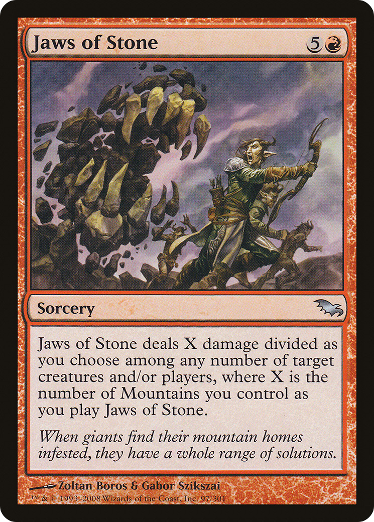 Jaws of Stone (SHM-097) (Foil)