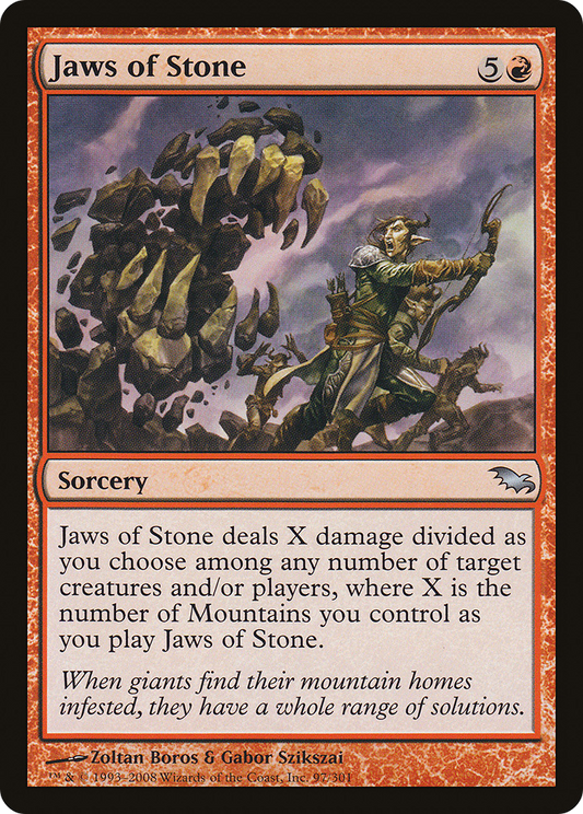 Jaws of Stone (SHM-097) (Foil)