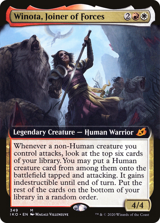 Winota, Joiner of Forces (IKO-349) (Extended Art) (Foil)