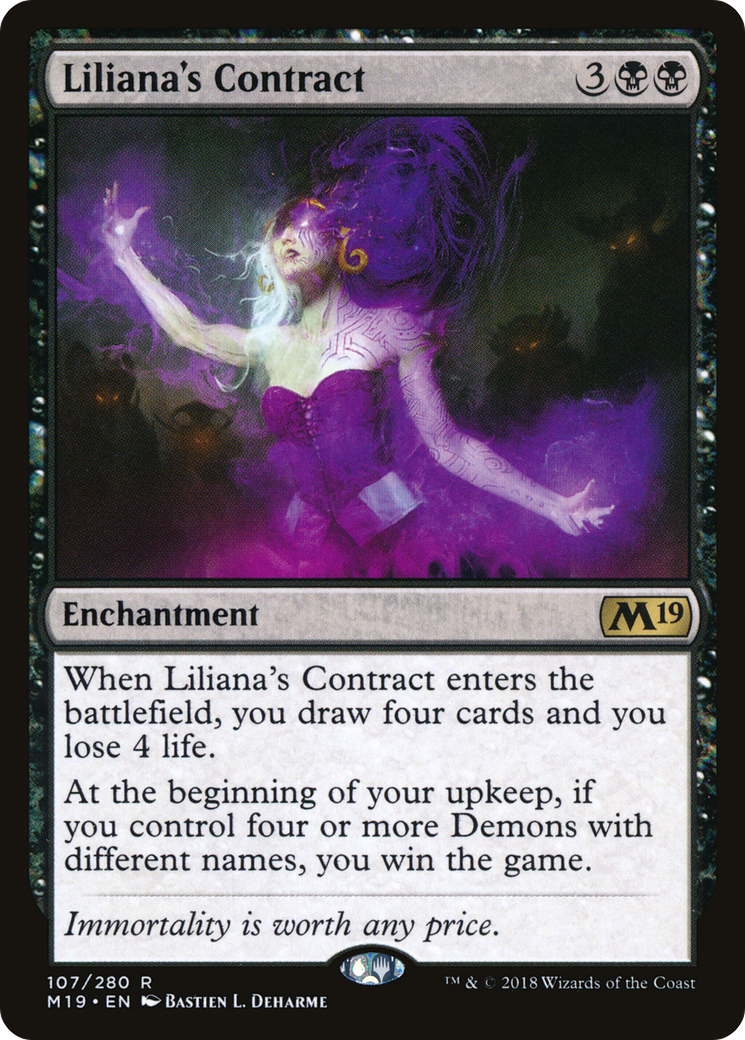 Liliana's Contract (M19-107) (Foil)