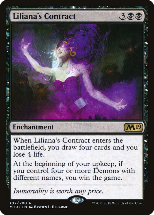 Liliana's Contract (M19-107) (Foil)