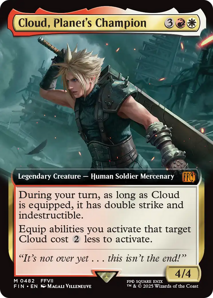 Cloud, Planet's Champion (FIN-482) (Extended Art)