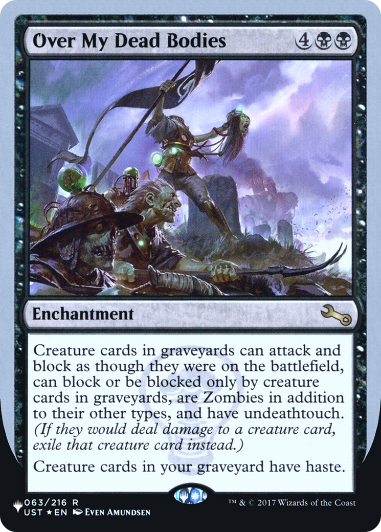 Over My Dead Bodies (LIST-023) (Foil)