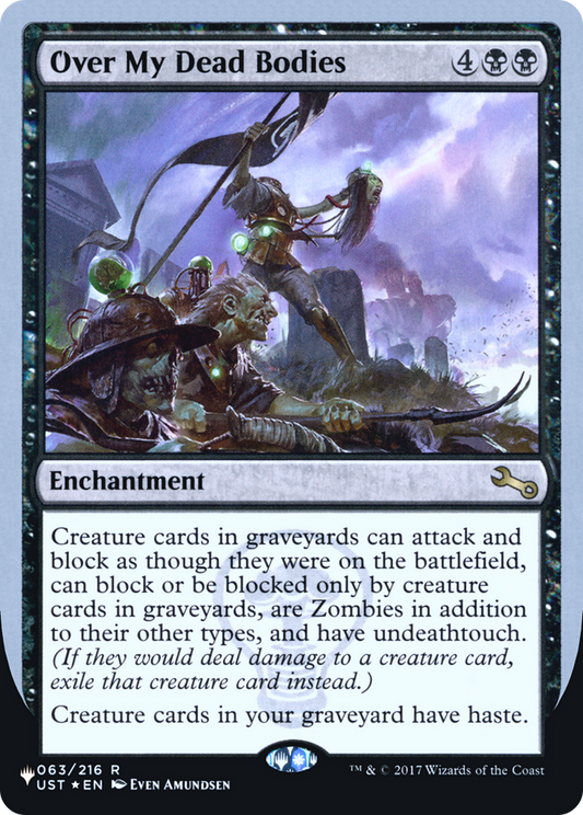 Over My Dead Bodies (LIST-023) (Foil)