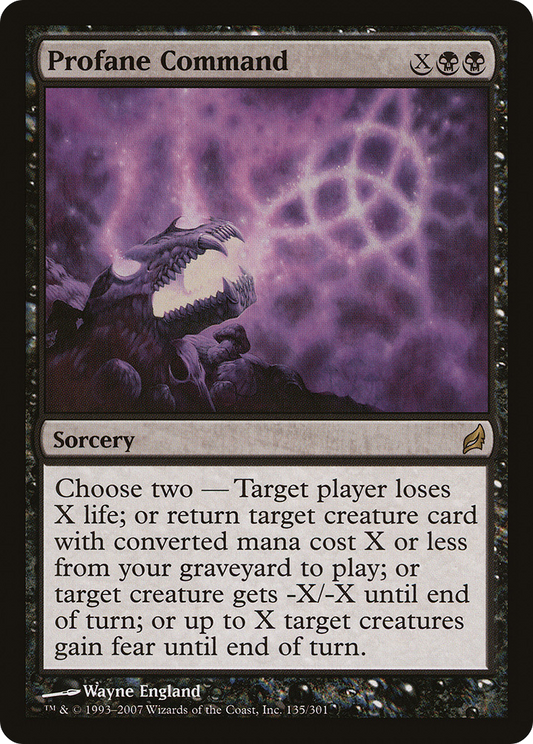 Profane Command (LRW-135) (Foil)