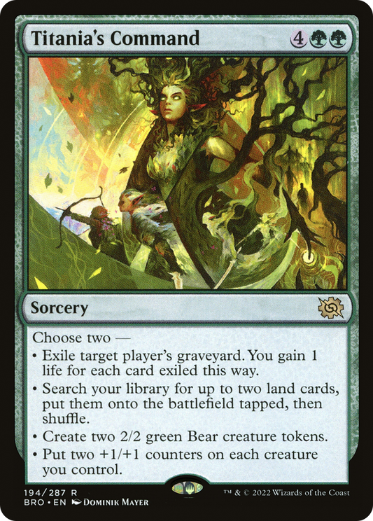 Titania's Command (BRO-194) (Foil)