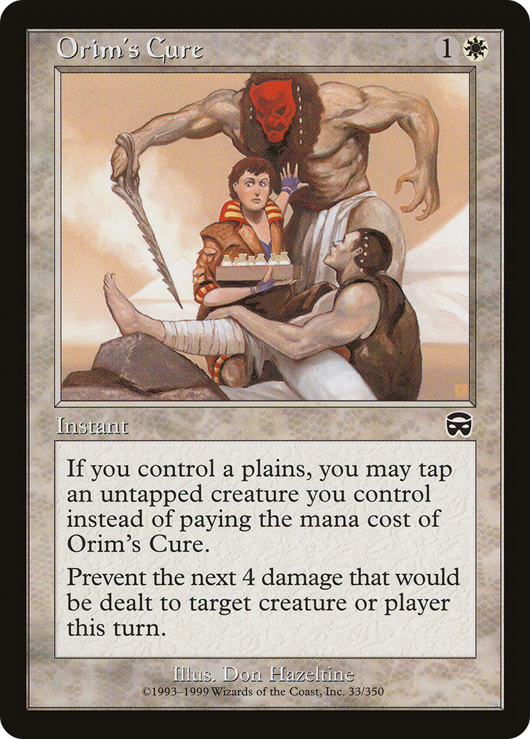 Orim's Cure (MMQ-033) (Foil)