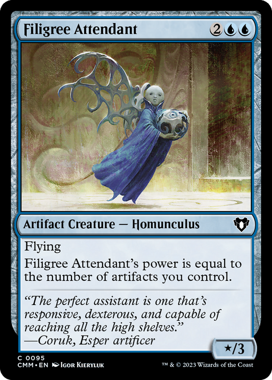 Filigree Attendant (CMM-095) (Foil)