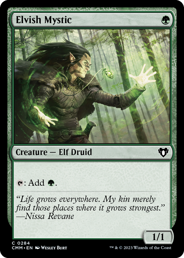 Elvish Mystic (CMM-284) (Foil)