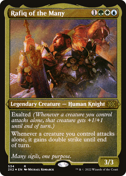 Rafiq of the Many (2X2-534) (Etched Foil)