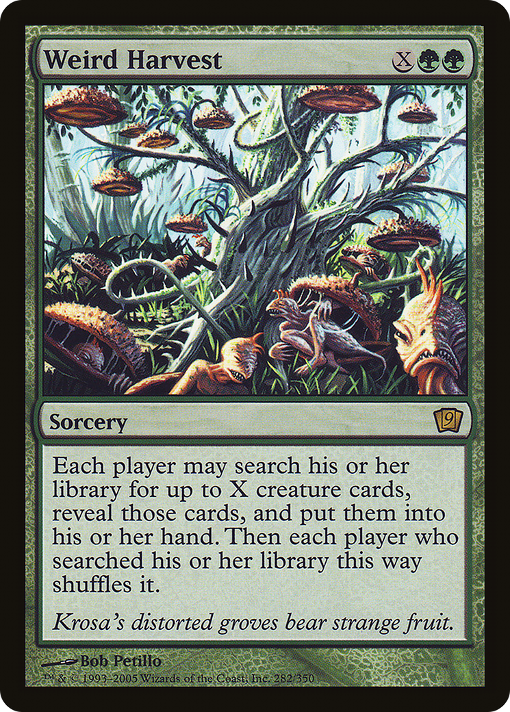 Weird Harvest (9ED-282★) (Foil)