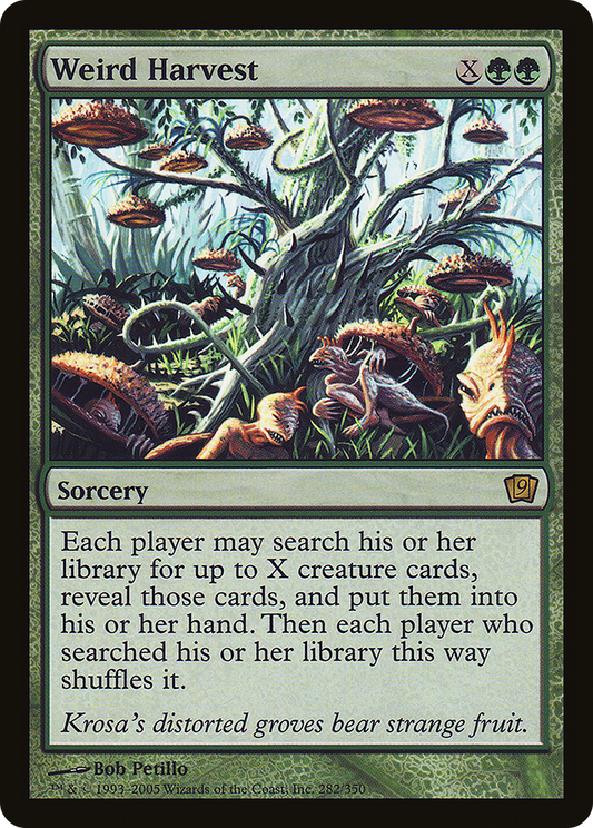 Weird Harvest (9ED-282★) (Foil)