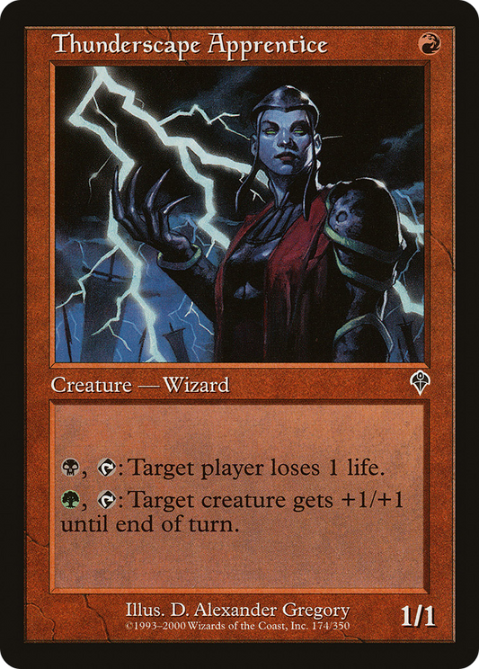 Thunderscape Apprentice (INV-174) (Foil)