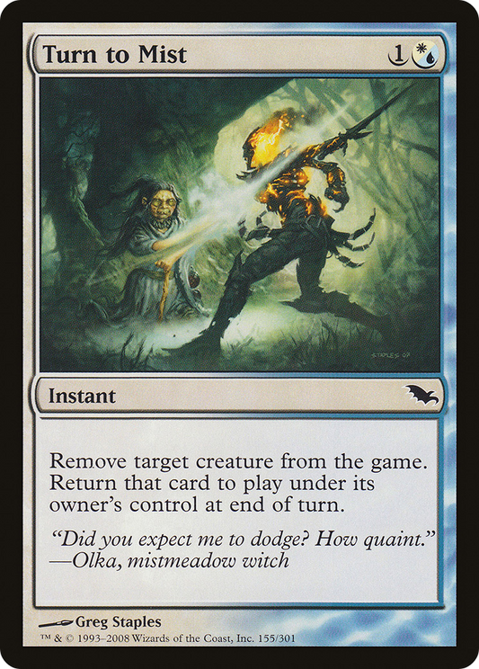 Turn to Mist (SHM-155) (Foil)
