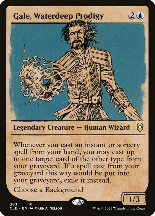 Gale, Waterdeep Prodigy (CLB-383) (Showcase)