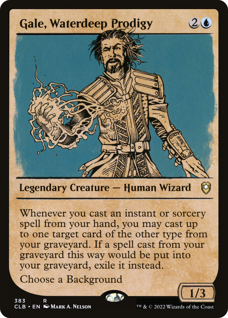 Gale, Waterdeep Prodigy (CLB-383) (Showcase) (Foil)