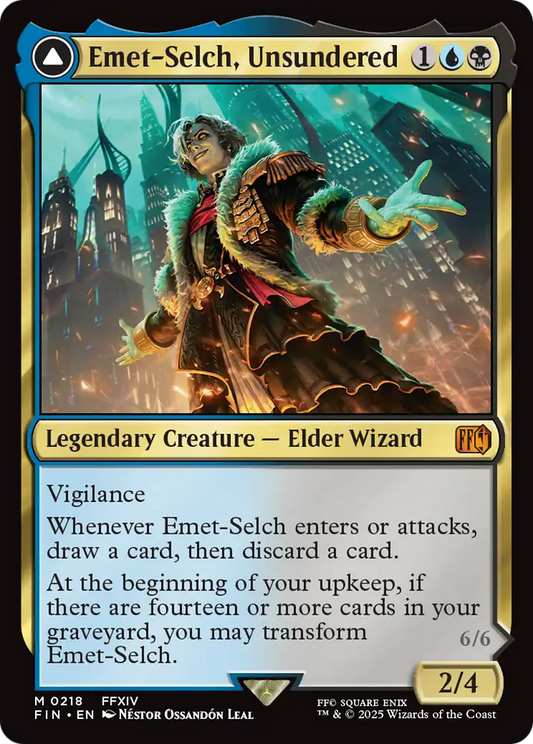 Emet-Selch, Unsundered // Hades, Sorcerer of Eld (FIN-218) (Foil)