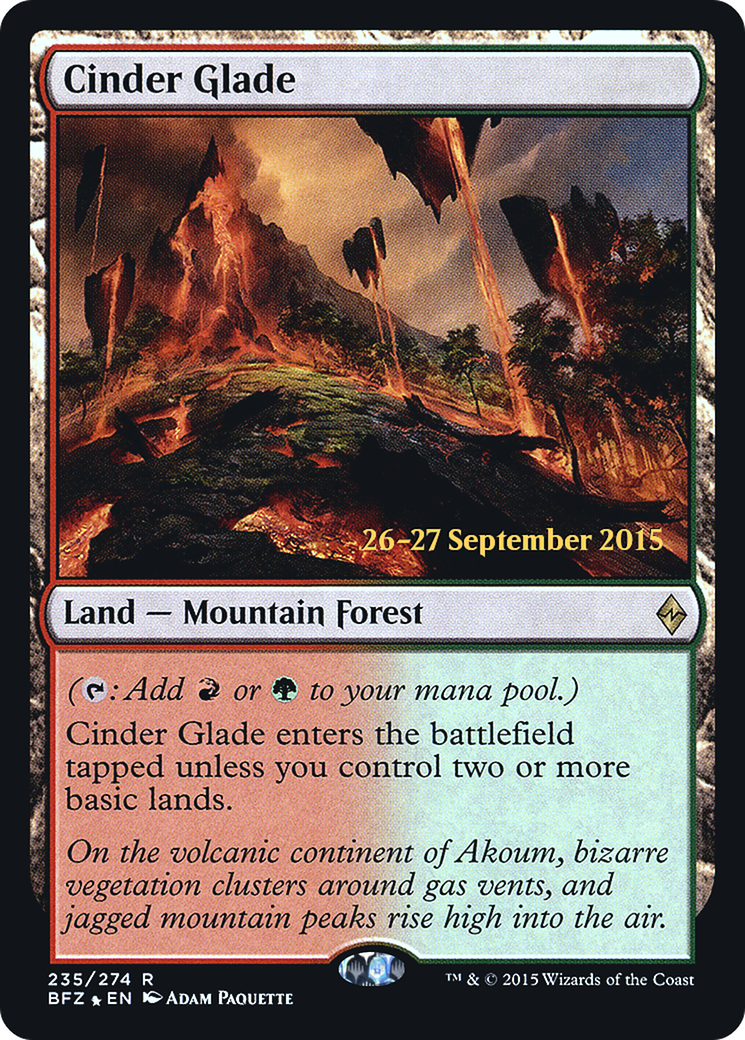 Cinder Glade (PRE-235S) (Foil)