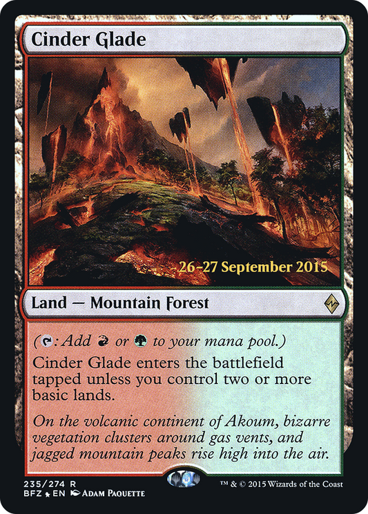 Cinder Glade (PRE-235S) (Foil)
