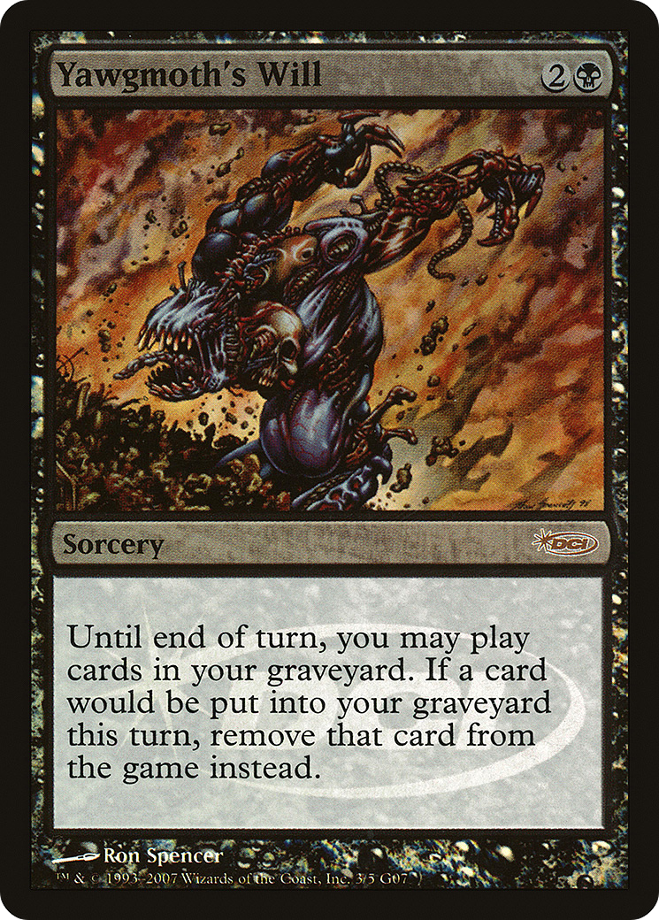 Yawgmoth's Will (JDG-003) (Foil)