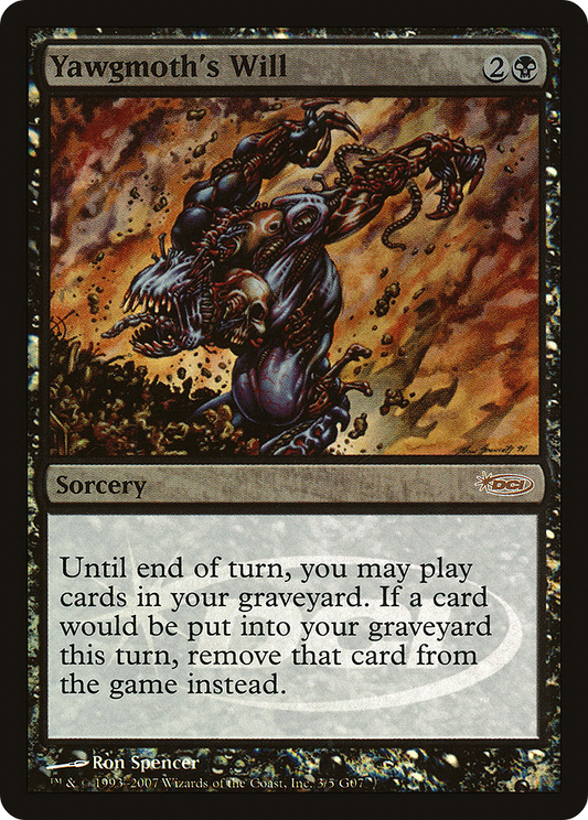 Yawgmoth's Will (JDG-003) (Foil)