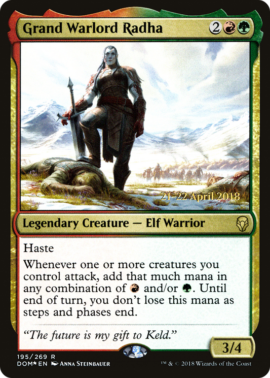 Grand Warlord Radha (PRE-195S) (Foil)